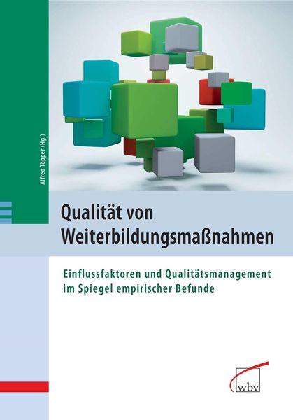 Produktbild: Qualit&auml;t von Weiterbildungsma&szlig;nahmen