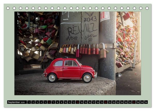 Produktbild: Die Knutschkugel in K&ouml;ln (Tischkalender 2026 DIN A5 quer), CALVENDO Monatskalender