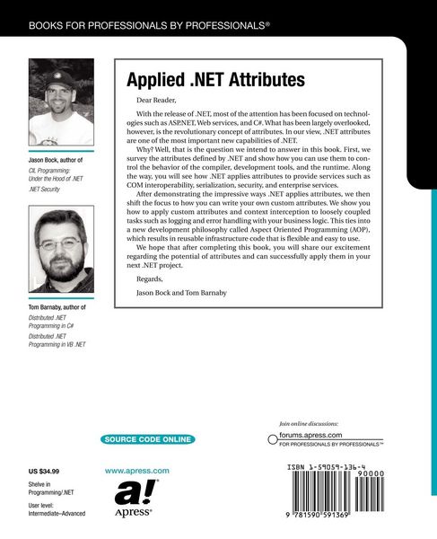 Produktbild: Applied .NET Attributes
