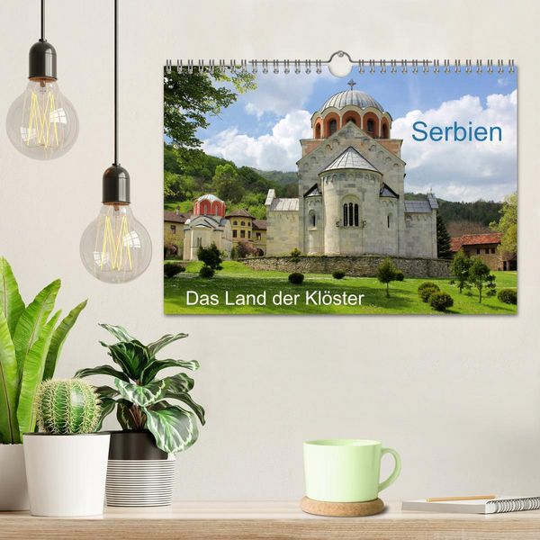 Produktbild: Serbien - Das Land der Kl&ouml;ster (Wandkalender 2026 DIN A4 quer), CALVENDO Monatskalender