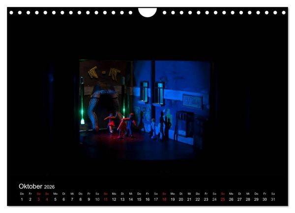 Produktbild: FASZINIERENDE THEATERR&Auml;UME (Wandkalender 2026 DIN A4 quer), CALVENDO Monatskalender