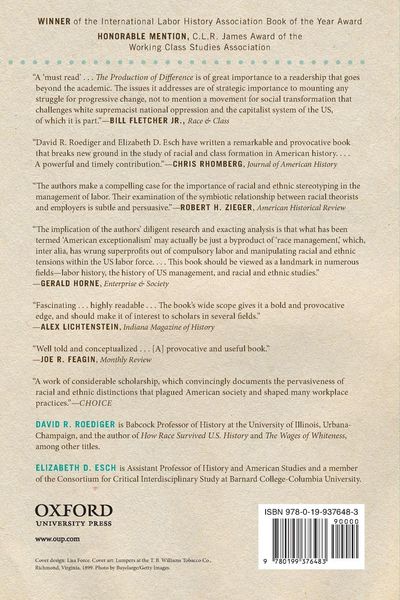 Produktbild: The Production of Difference
