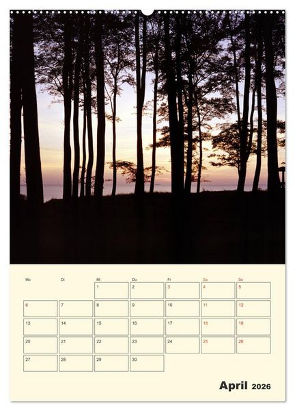 Produktbild: Usedom (hochwertiger Premium Wandkalender 2026 DIN A2 hoch), Kunstdruck in Hochglanz