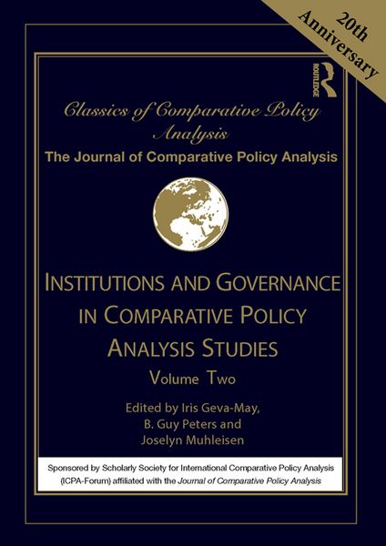 Produktbild: Institutions and Governance in Comparative Policy Analysis Studies