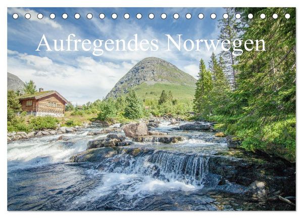 Produktbild: Aufregendes Norwegen (Tischkalender 2026 DIN A5 quer), CALVENDO Monatskalender