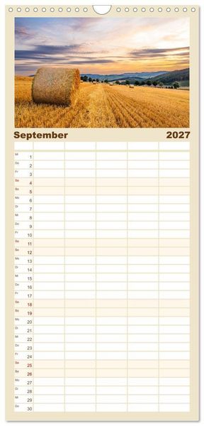 Produktbild: Familienplaner 2027 - Sauerland - Land der tausend Berge mit 5 Spalten (Wandkalender, 21 x 45 cm) CALVENDO