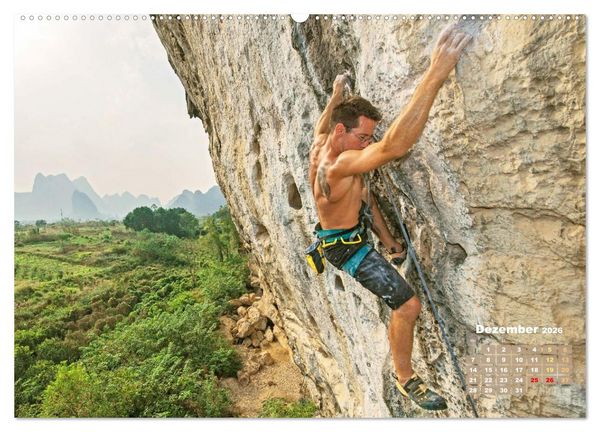 Produktbild: Bouldern: Klettern extrem (hochwertiger Premium Wandkalender 2026 DIN A2 quer), Kunstdruck in Hochglanz