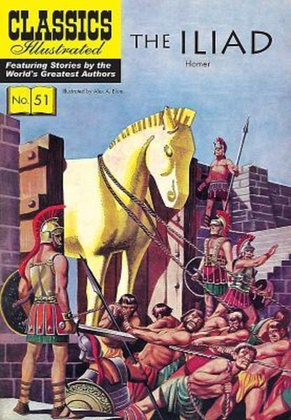 The Iliad, Taschenbuch von Homer, Classics Illustrated Comics, 9781911238454