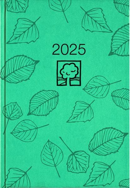 Wochenbuch türkis 2025 - Bürokalender 14,6x21 cm - 1 Woche auf 2 Seiten - 128 Seiten - mit Eckperforation - Notizbuch - 