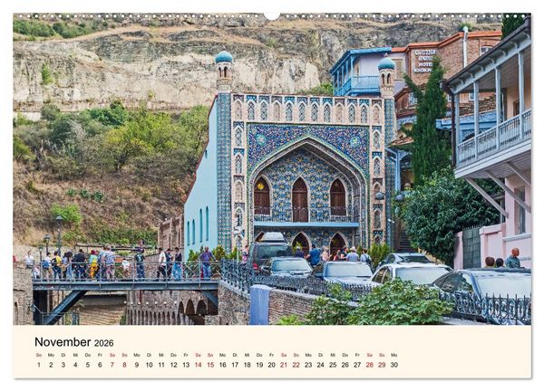 Produktbild: Tiflis - Die Metropole Georgiens (Wandkalender 2026 DIN A2 quer), CALVENDO Monatskalender