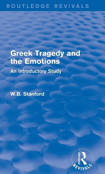 Produktbild: Greek Tragedy and the Emotions (Routledge Revivals)