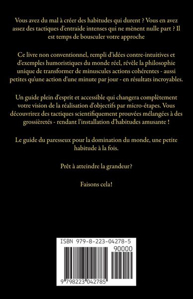 Produktbild: Lazy Habits - Le guide pragmatique pour cr&eacute;er les habitudes des millionnaires