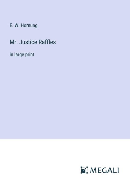 Produktbild: Mr. Justice Raffles