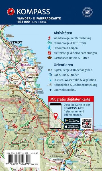 Produktbild: KOMPASS Wanderkarten-Set 672 Dolomiten, Dolomiti, Dolomites (4 Karten) 1:35.000