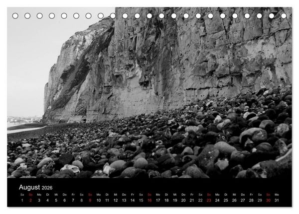 Produktbild: BLACK 'N WHITE (Tischkalender 2026 DIN A5 quer), CALVENDO Monatskalender