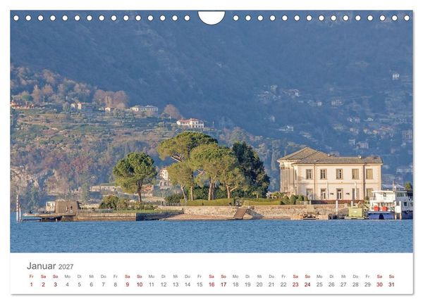 Produktbild: Como und der Comer See (Wandkalender 2027 DIN A4 quer), CALVENDO Monatskalender