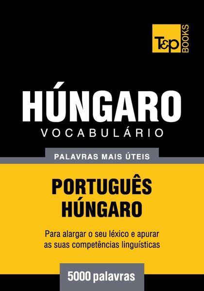 Produktbild: Vocabul&aacute;rio Portugu&ecirc;s-H&uacute;ngaro - 5000 palavras
