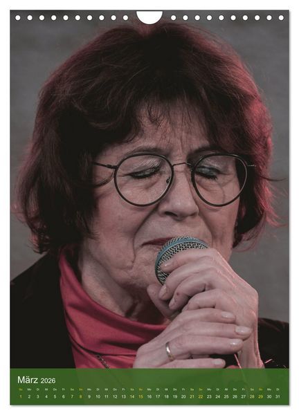 Produktbild: Women singing and playing Jazz (Wandkalender 2026 DIN A4 hoch), CALVENDO Monatskalender