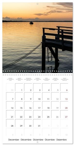 Produktbild: L&rsquo;Allemagne du Nord &ndash; Dunes, vent et la vaste mer (Calendrier mural carr&eacute; 2026 30x30 cm) Calendrier double avec une page pour vos prises de notes