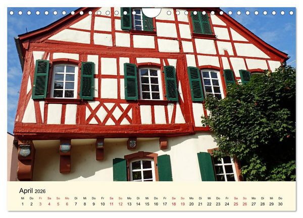 Produktbild: Sch&ouml;nes Alzey - Fachwerk, Wein und Rossmarktplatz (Wandkalender 2026 DIN A4 quer), CALVENDO Monatskalender