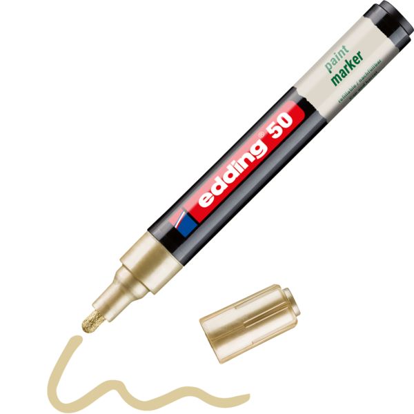 Produktbild: Edding 50 EcoLine 4-50-053 Lackmarker Gold 2 mm, 3mm