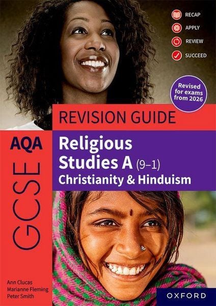 Produktbild: AQA GCSE Religious Studies A (9-1): Christianity & Hinduism Revision Guide