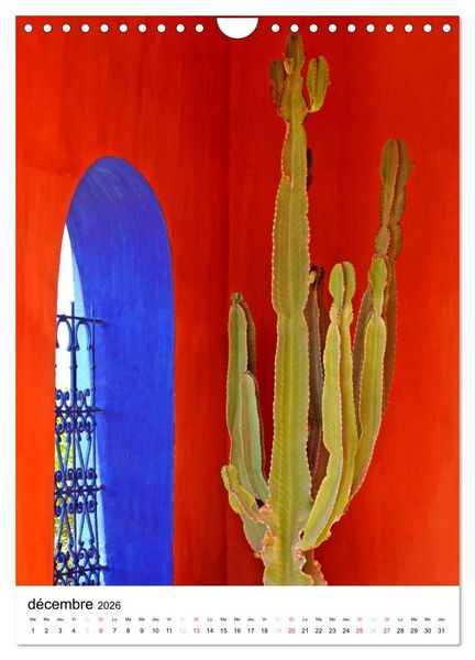 Produktbild: Couleurs MAROC (Calendrier mural 2026 DIN A4 horizontal), CALVENDO calendrier mensuel