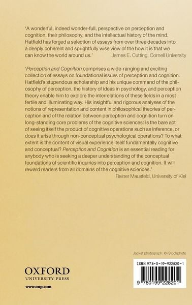 Produktbild: Perception and Cognition