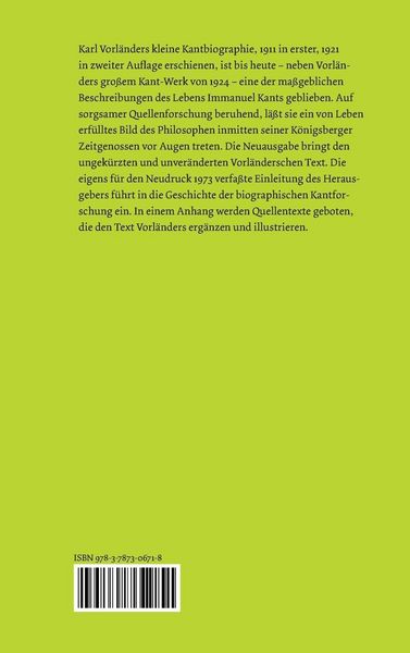 Produktbild: Immanuel Kants Leben
