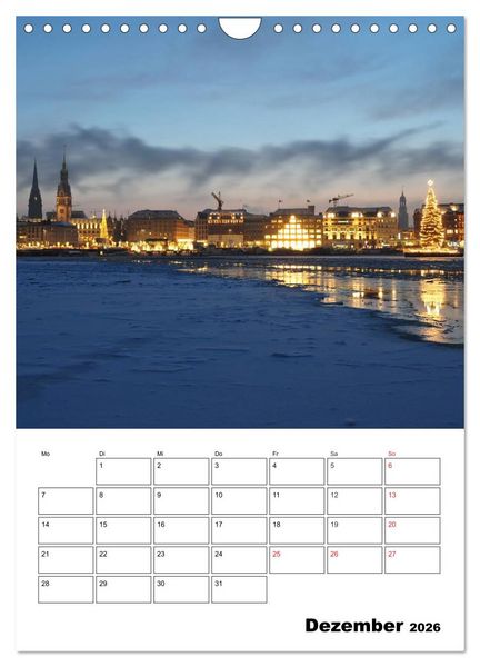 Produktbild: Sch&ouml;nes Hamburg (Wandkalender 2026 DIN A4 hoch), CALVENDO Monatskalender