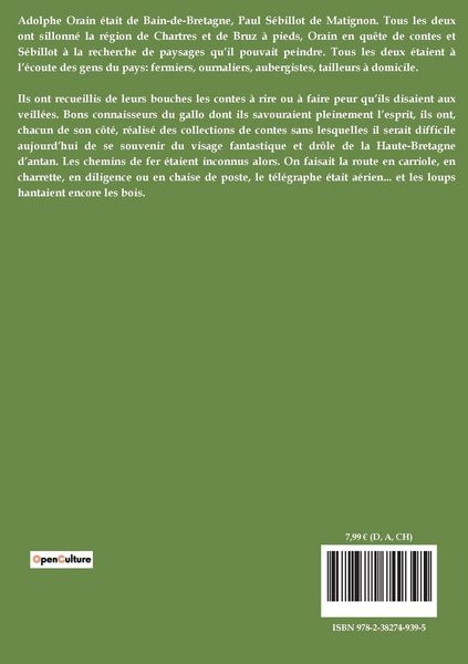Produktbild: Contes et l&eacute;gendes de Bruz et de Chartres-de-Bretagne