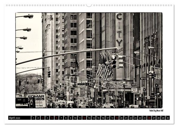 Produktbild: Manhattan Memories - Erinnerungen an New York (Wandkalender 2026 DIN A2 quer), CALVENDO Monatskalender