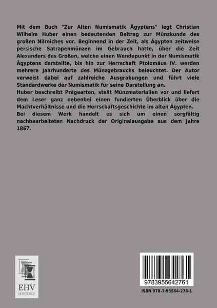 Produktbild: Zur alten Numismatik &Auml;gyptens