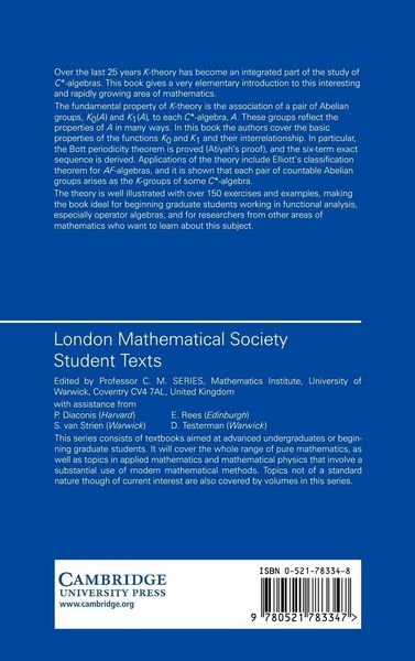 Produktbild: An Introduction to K-Theory for C*-Algebras