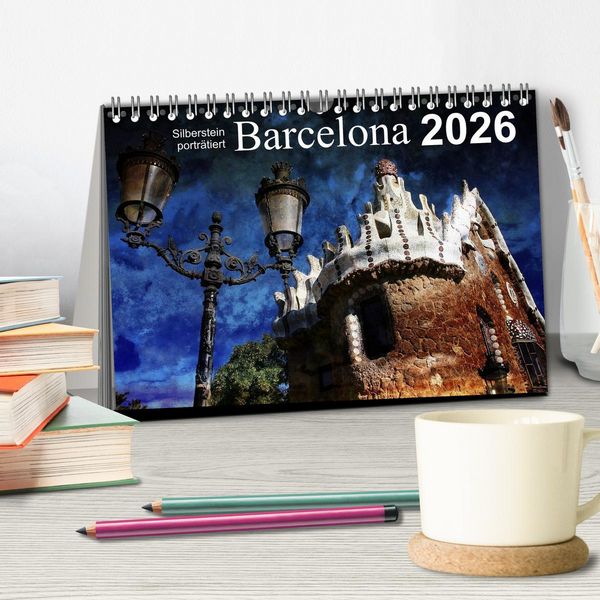 Produktbild: Barcelona (Tischkalender 2026 DIN A5 quer), CALVENDO Monatskalender