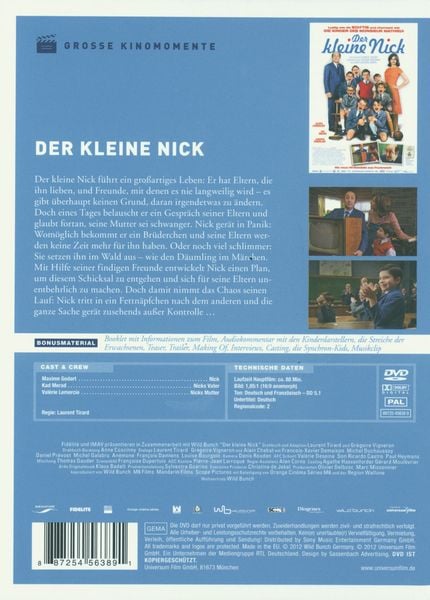 Produktbild: Der kleine Nick - Gro&szlig;e Kinomomente