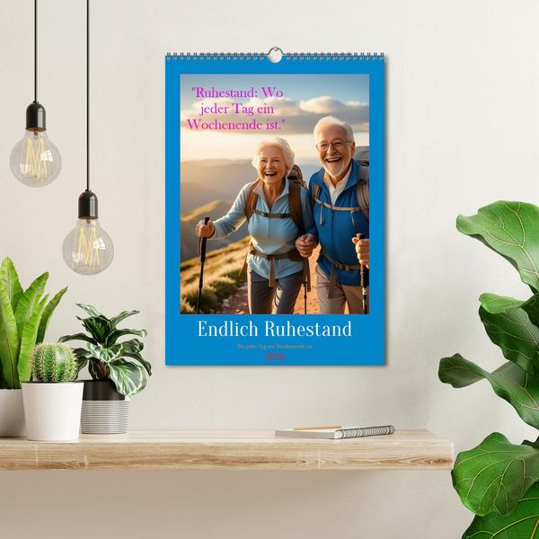 Produktbild: Ruhestand: Wo jeder Tag ein Wochenende ist (Wandkalender 2026 DIN A3 hoch), CALVENDO Monatskalender