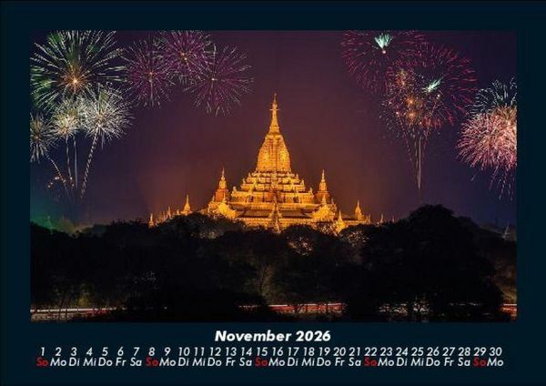 Produktbild: Tempel 2026 Fotokalender DIN A5