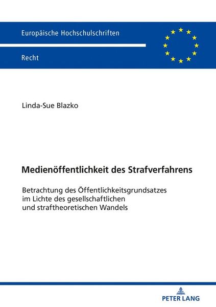 Produktbild: Medien&ouml;ffentlichkeit des Strafverfahrens