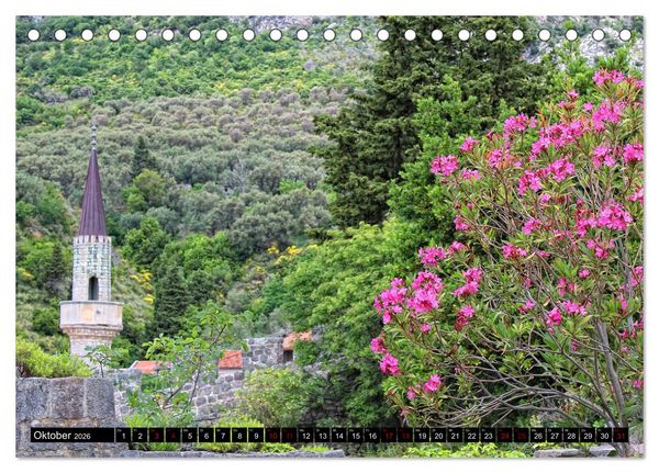 Produktbild: Unterwegs in Montenegro (Tischkalender 2026 DIN A5 quer), CALVENDO Monatskalender