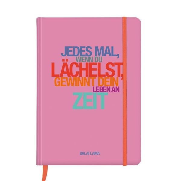 Produktbild: Notizbuch A5 Hardcover Dalai Lama, L&auml;chelst