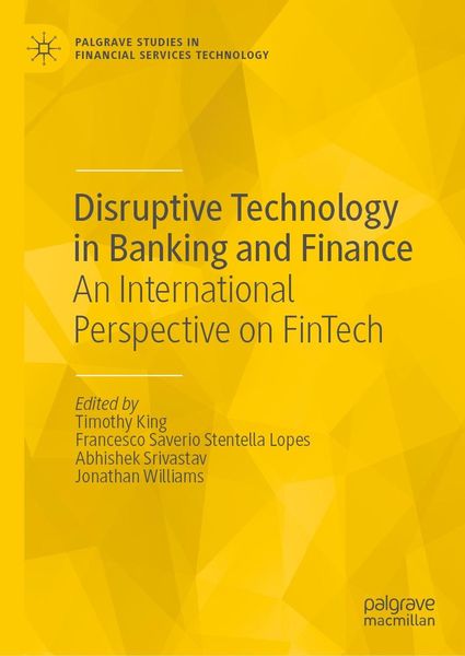Produktbild: Disruptive Technology in Banking and Finance
