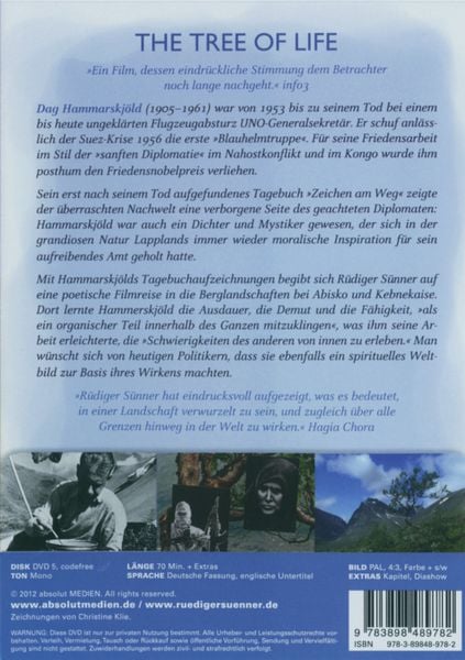 Produktbild: The Tree Of Life - Auf den Spuren von Dag Hammarskj&ouml;ld in Lappland