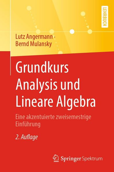 Produktbild: Grundkurs Analysis und Lineare Algebra