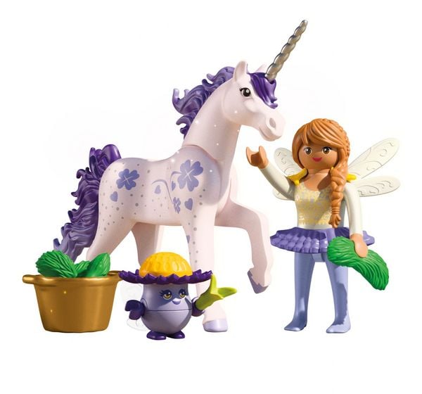 Produktbild: PLAYMOBIL 71843 Sammeleinhorn Gl&uuml;ckslavendel mit Fee