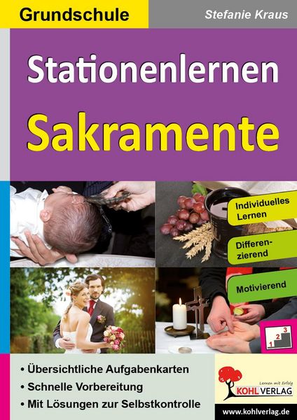 Produktbild: Stationenlernen Sakramente / Grundschule