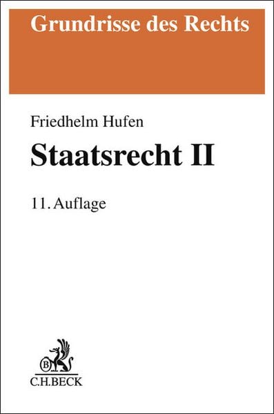Produktbild: Grundrisse des Rechts / Staatsrecht II