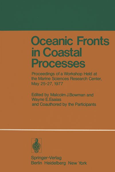 Produktbild: Oceanic Fronts in Coastal Processes