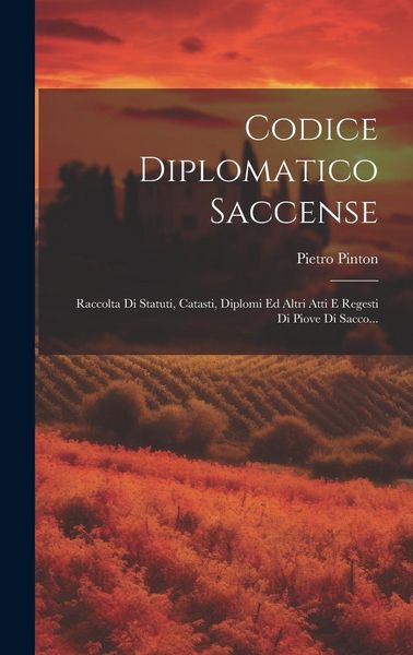 Produktbild: Codice Diplomatico Saccense: Raccolta Di Statuti, Catasti, Diplomi Ed Altri Atti E Regesti Di Piove Di Sacco...