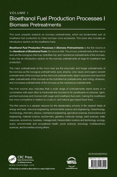Produktbild: Bioethanol Fuel Production Processes. I